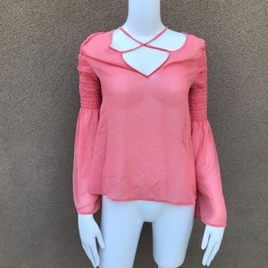 - Express pink blouse for women size XS